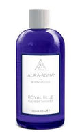 Douche florale bleu roi