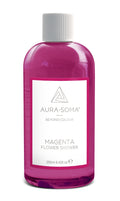Douche de fleurs magenta