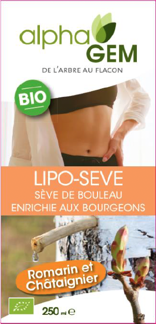 Sève de bouleau LIPO-SEVE - BIO 250 ml Alphagem