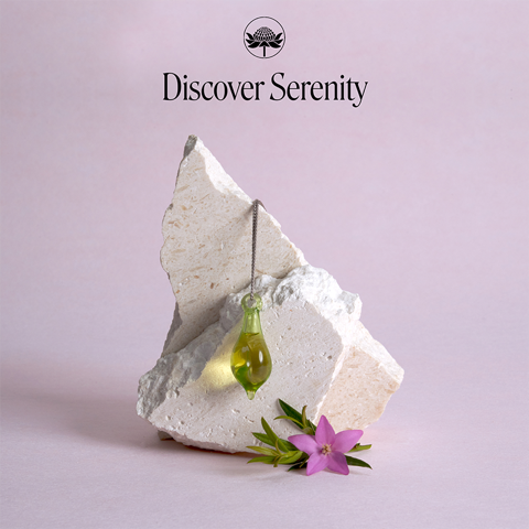 Pendentif Serenity vert lime