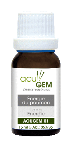 Acugem N° 1 - méridiens - Énergie du poumon