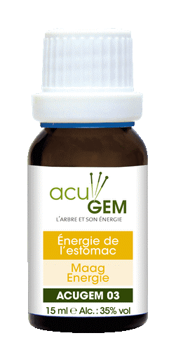 Acugem N°3 - méridiens - Énergie de l'Estomac