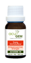 Acugem n°10 - méridiens - Énergie du Triple Réchauffeur