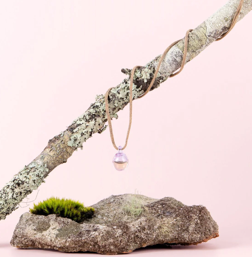 Ange Suspendu Miniature - Violet Clair